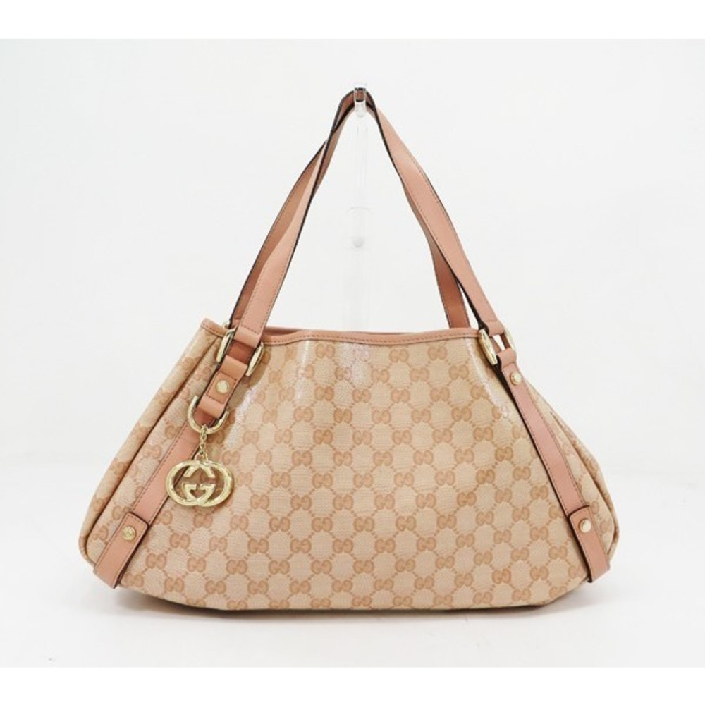 Gucci GG Crystal Abbey Shoulder Bag Pink